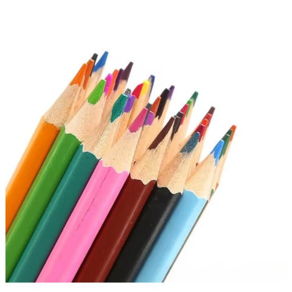 3 Sets of 36 Colors Wooden Colored Pencils Color Lead Set Student Drawing Pencil - Picture 3 of 3
